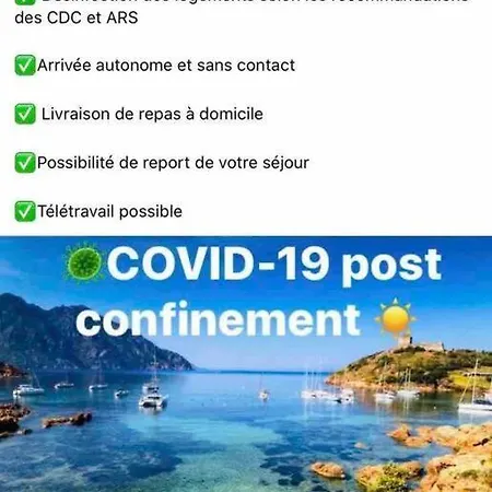 T2 Querciu Vue Avec Piscine. Apartament
